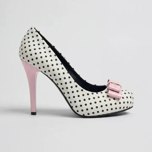 Lulu Polka Bow Heels