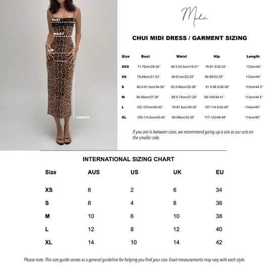 Leopard Print Midi Dress